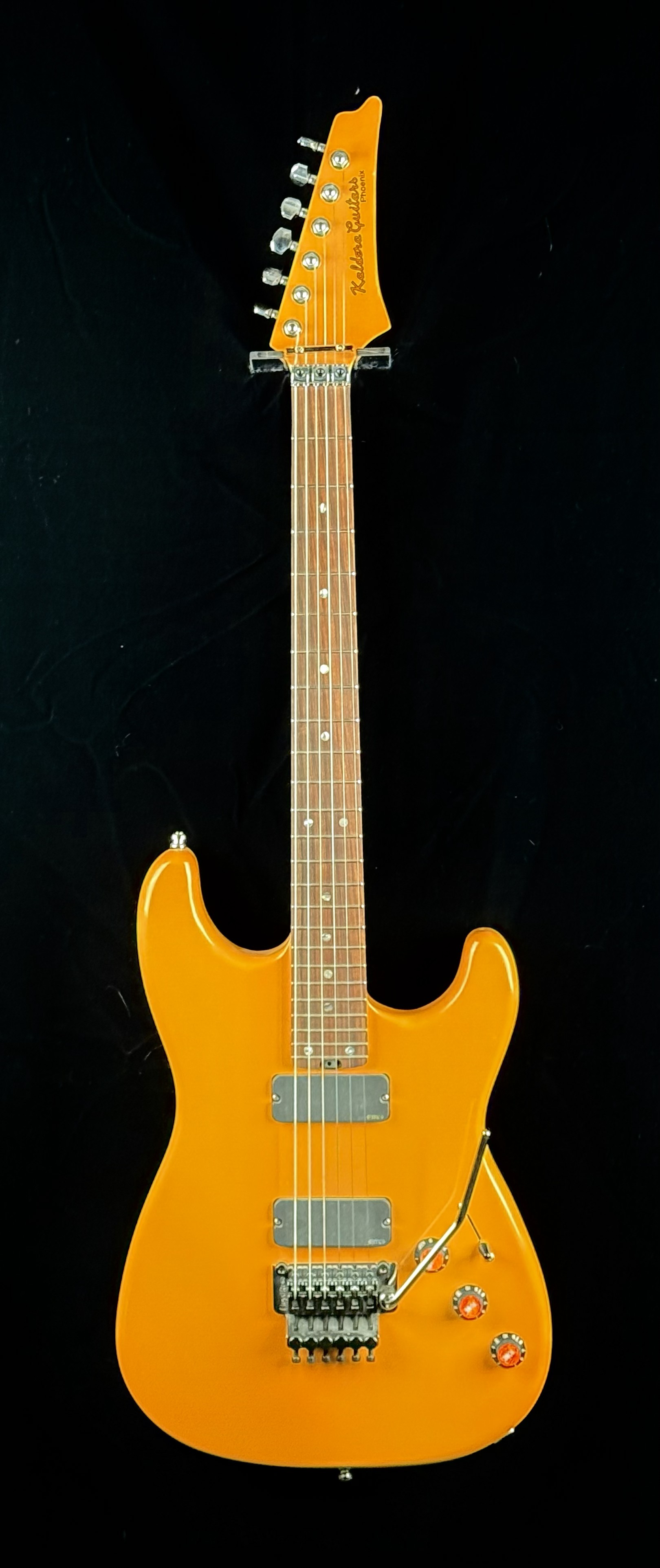 Kaldera Guitars Capri Orange Custom Build